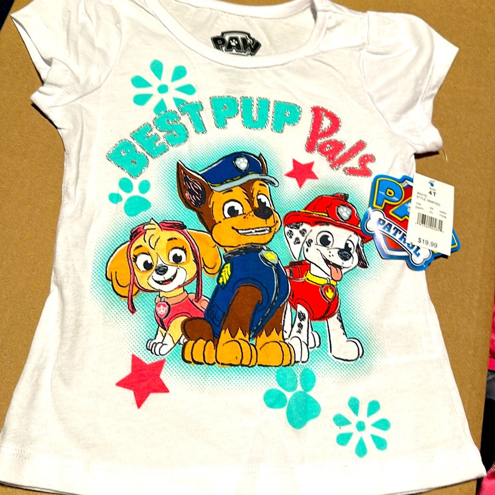 Paw Patrol Girls 4T Tee